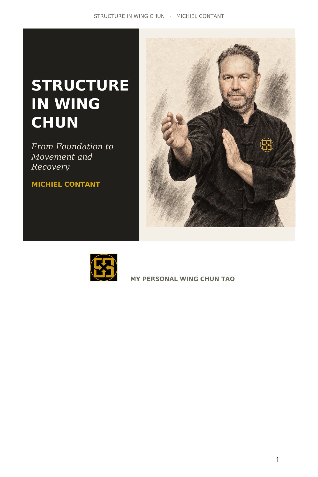 Cover of Structure in Wing Chun by Michiel Contant